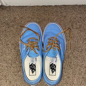 Baby blue Vans